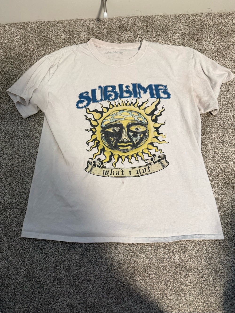 Sublime 'What I Got' Sun Graphic Tee - White